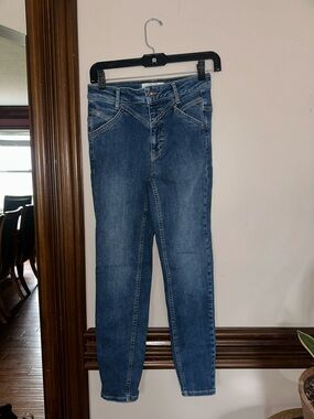 We the Free Seam Detail High Rise Skinny Jeans